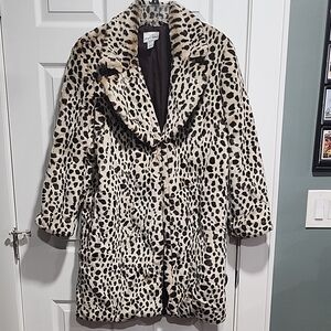 Animal Print Coat